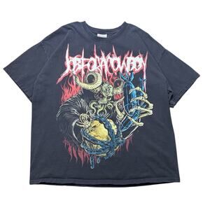 RARE Job For A Cowboy Shirt XL Y2K 2000s Vintage Hanes Heavyweight